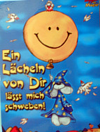Smiley Postkarte ein Teil aus der Sammlung